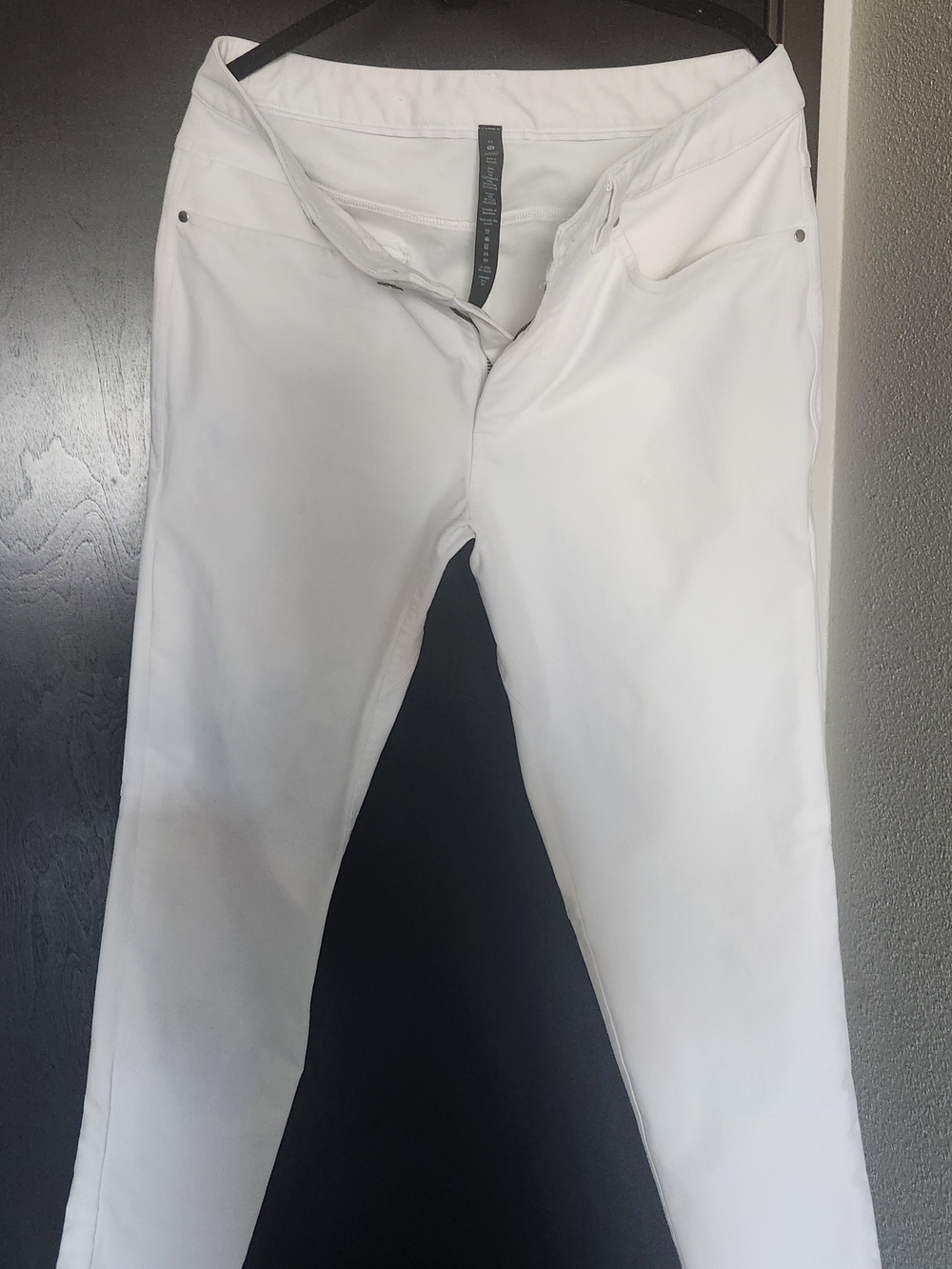 lululemon athletica Men's Slim Straight White Jeans